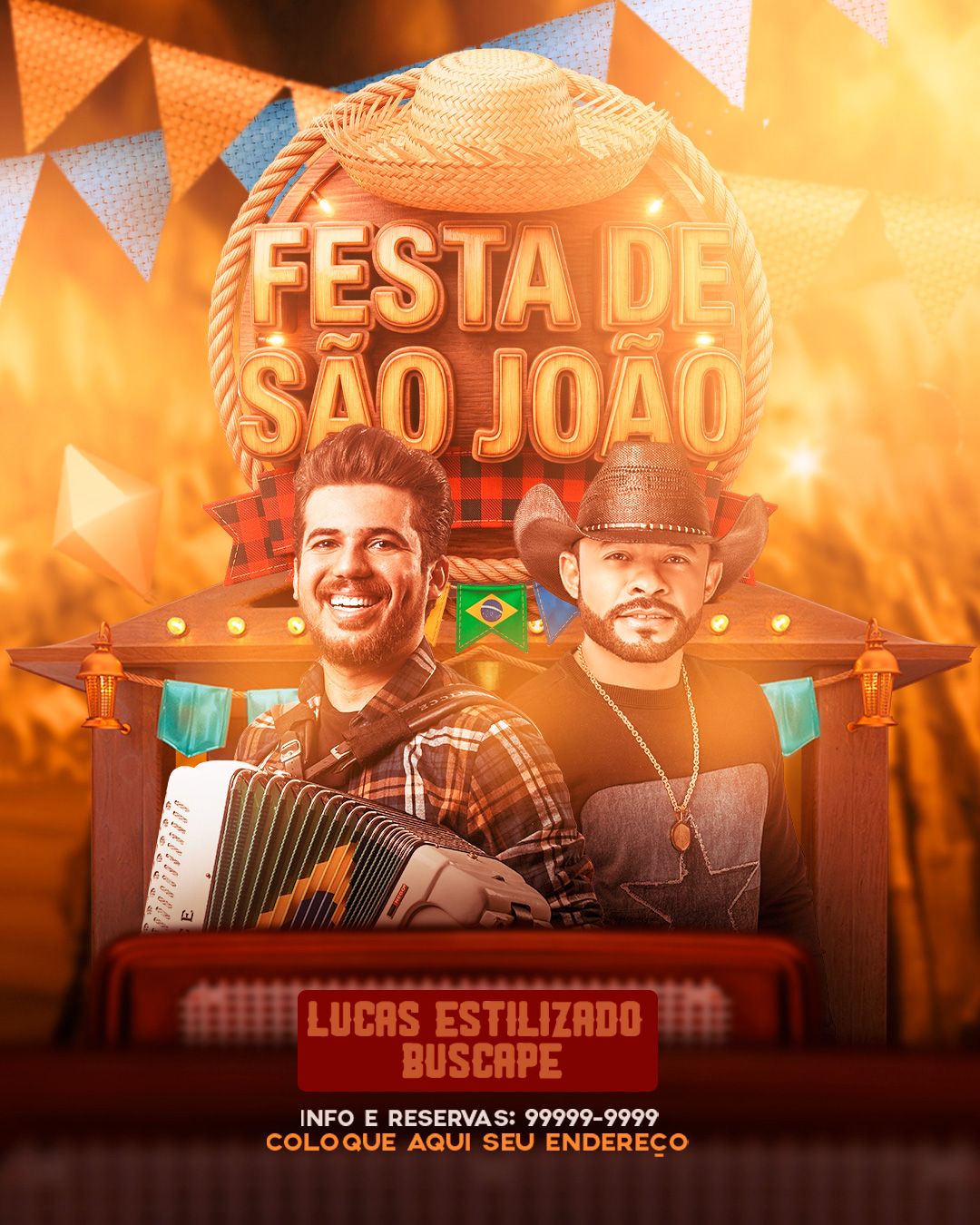FLYERS DE EVENTOS - FESTA DE SAÕ JOÃO