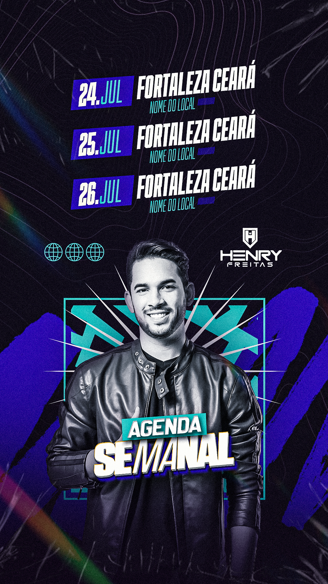 AGENDA SEMANAL - HENRY FREITAS