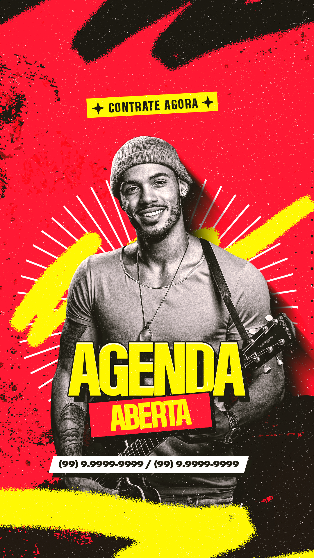 Story Contrate Agora Agenda Aberta Social Media PSD Editável