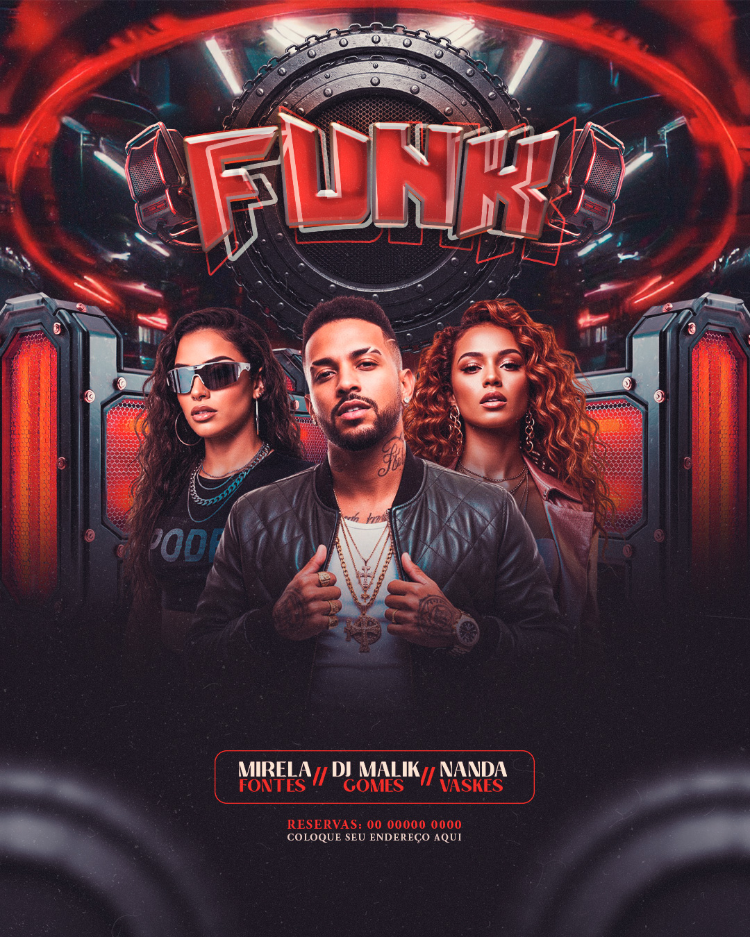 FLYERS PARA EVENTOS FUNK FEED