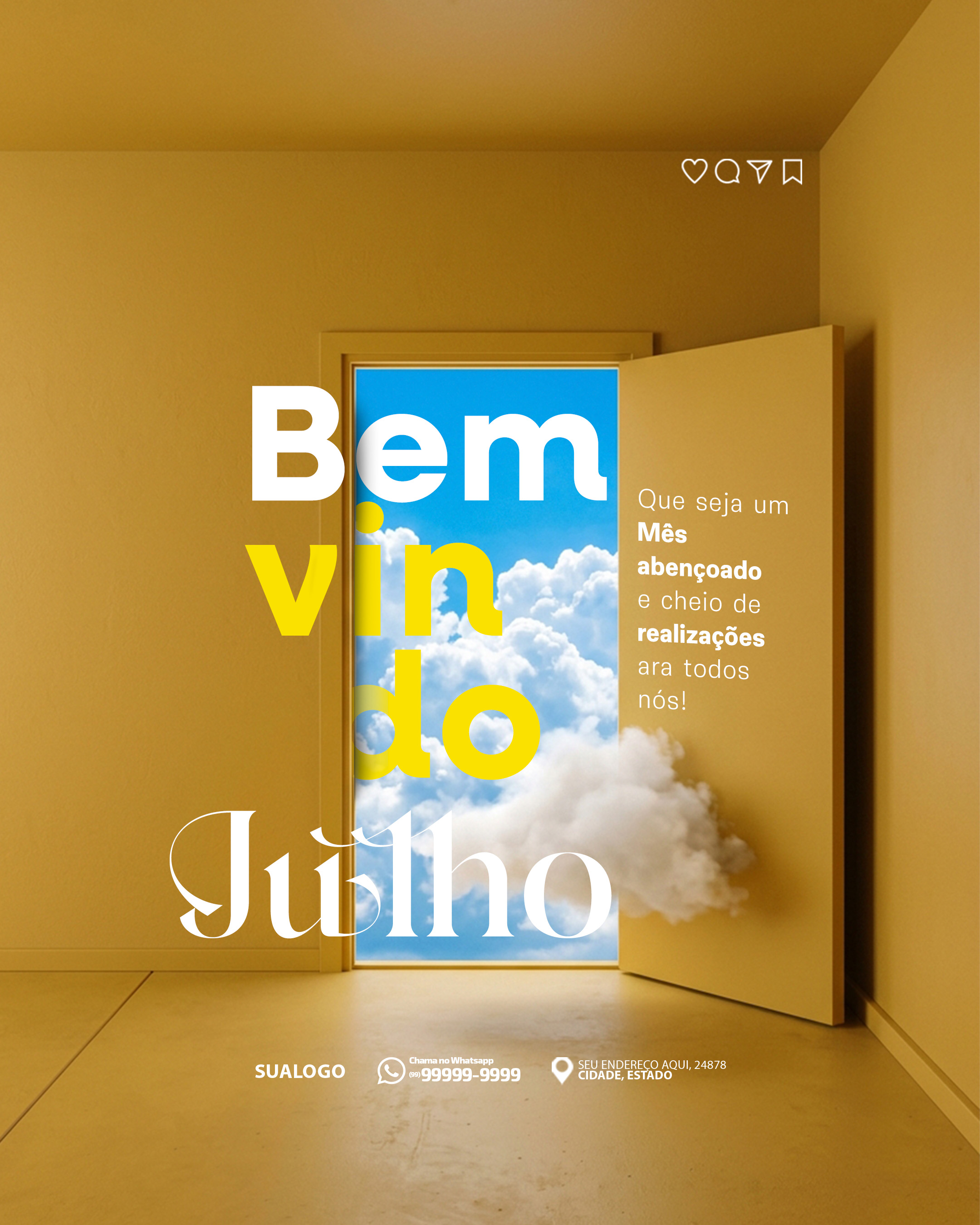 BEM VINDO JULHO LEMBRE PARA ESSE MS 3