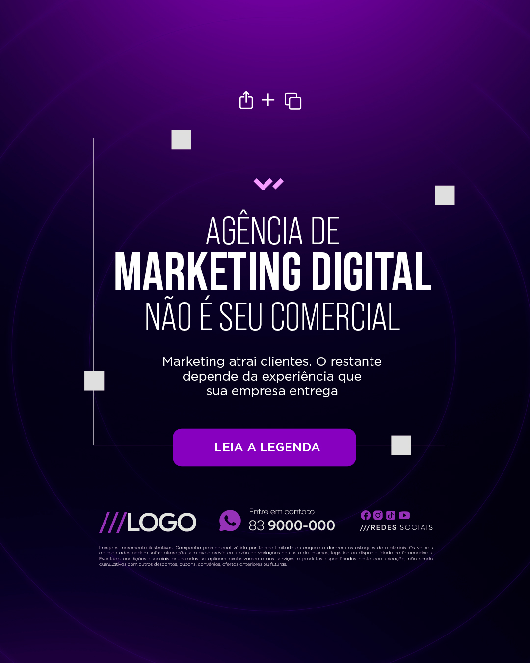 Marketing Digital Agência de Marketing Digital PSD Editável